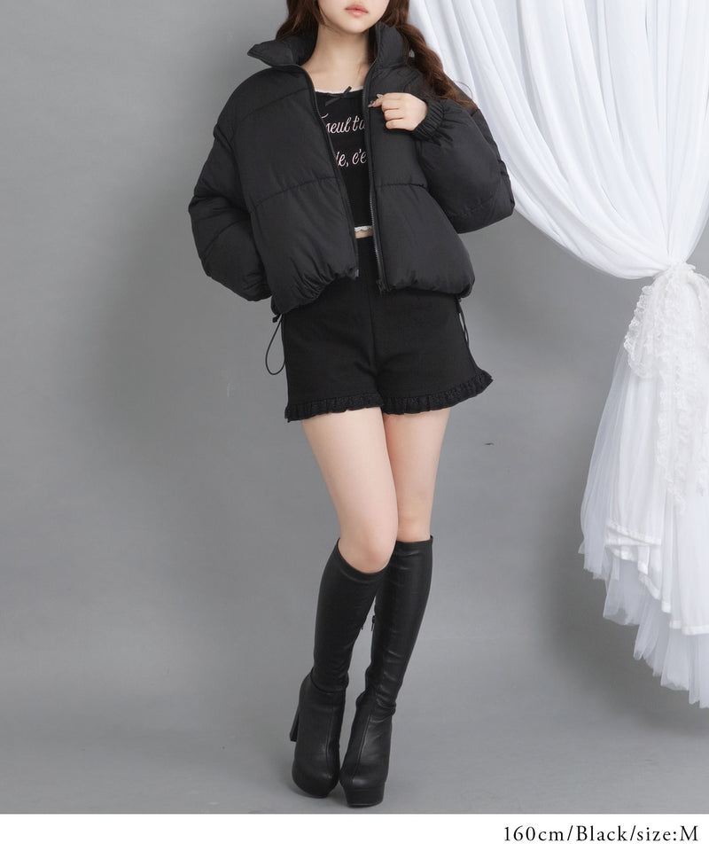 中綿ショート丈ダウンジャケット【コート】