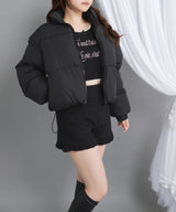 中綿ショート丈ダウンジャケット【コート】