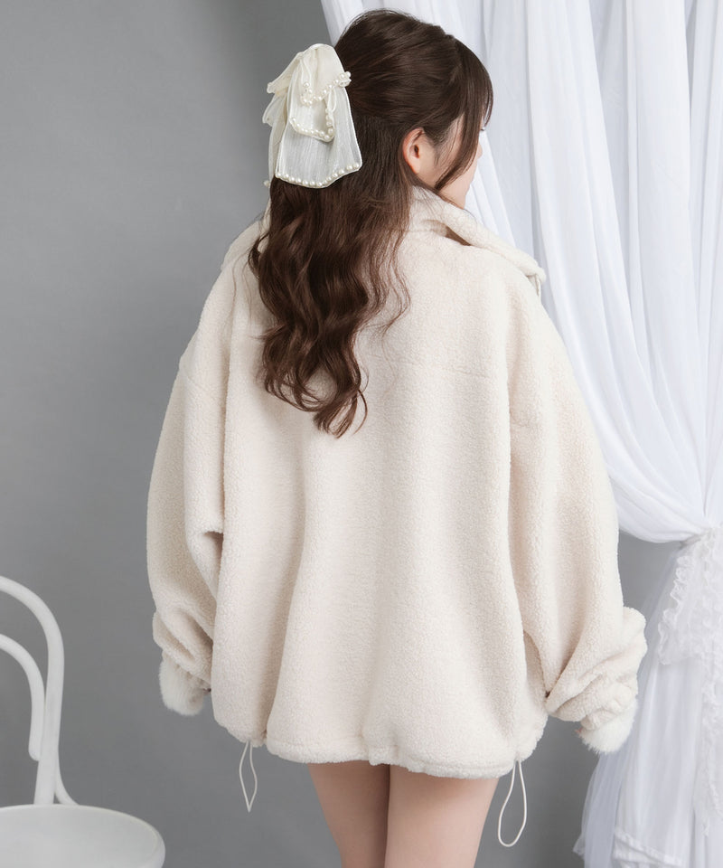 ボアスタンドブルゾン【ジャケット】【コート】