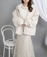 ボアスタンドブルゾン【ジャケット】【コート】