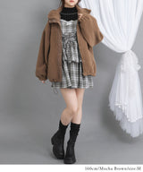 ボアスタンドブルゾン【ジャケット】【コート】