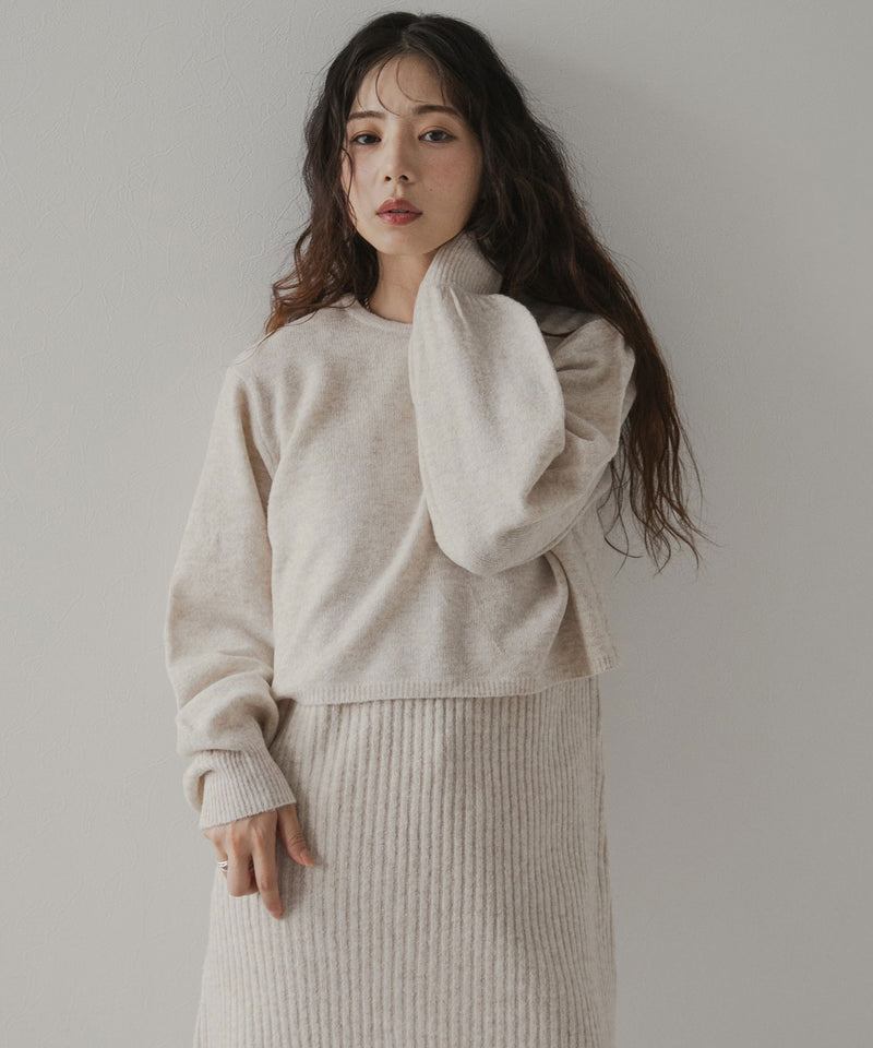 2wayニットカーデワンピースセット