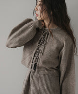 2wayニットカーデワンピースセット