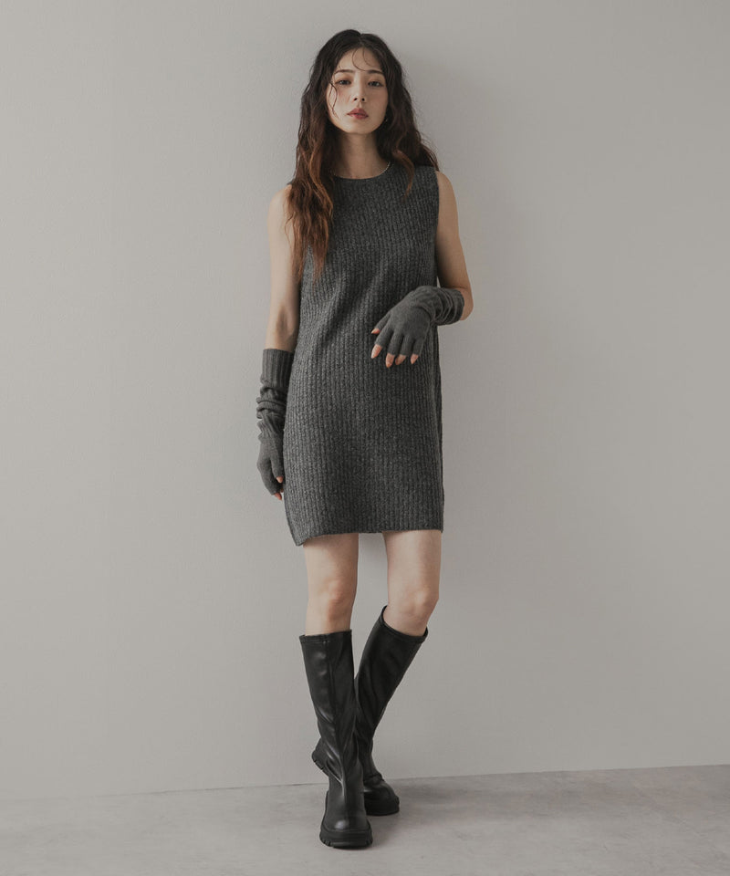 2wayニットカーデワンピースセット