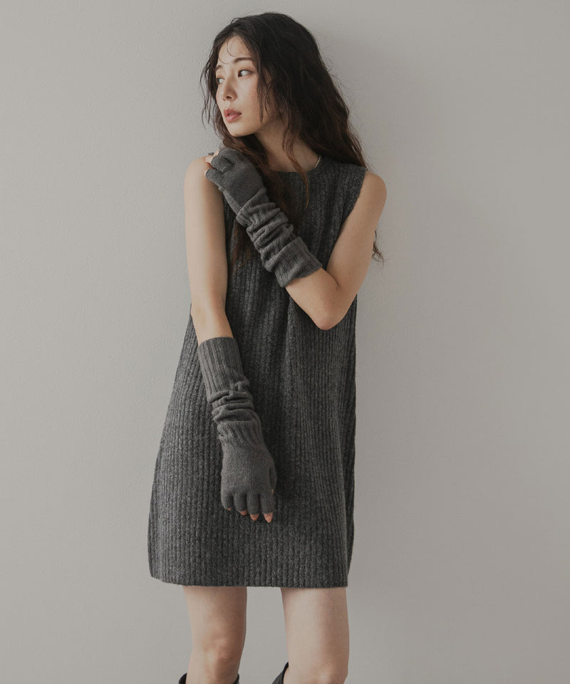 2wayニットカーデワンピースセット