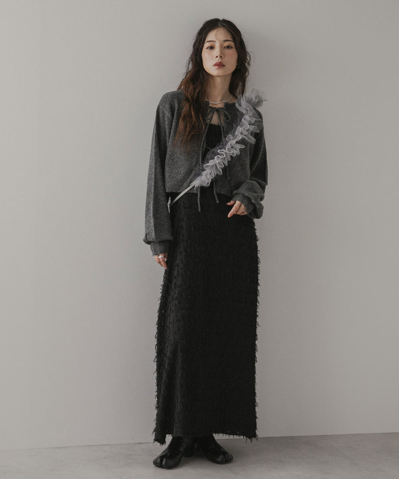 2wayニットカーデワンピースセット