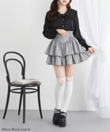 バラリボン付ガーリーブラウス【大きいサイズ有り】