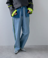 【最上もが着用】リバースミディアムデニムパンツ