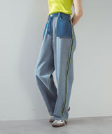 【最上もが着用】リバースミディアムデニムパンツ