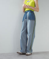 【最上もが着用】リバースミディアムデニムパンツ