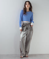 【最上もが着用】リバースミディアムデニムパンツ