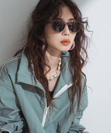 【ユニセックスアイテム】フレームウェリントンサングラス