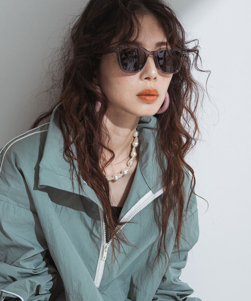 【ユニセックスアイテム】フレームウェリントンサングラス