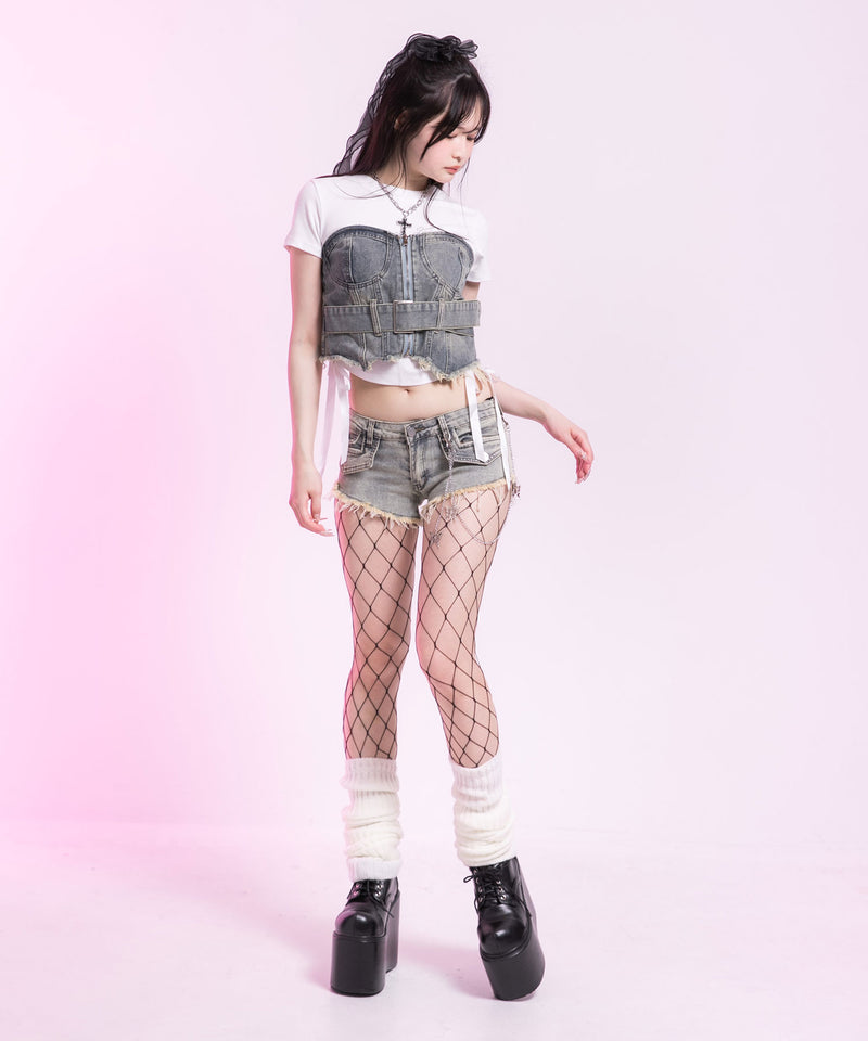 ギャルデニムショートパンツ