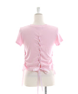 ロゴビジュー半袖カットソー