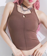 透けトップス×キャミ2点セット