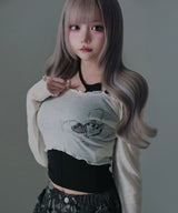 透けトップス×キャミ2点セット