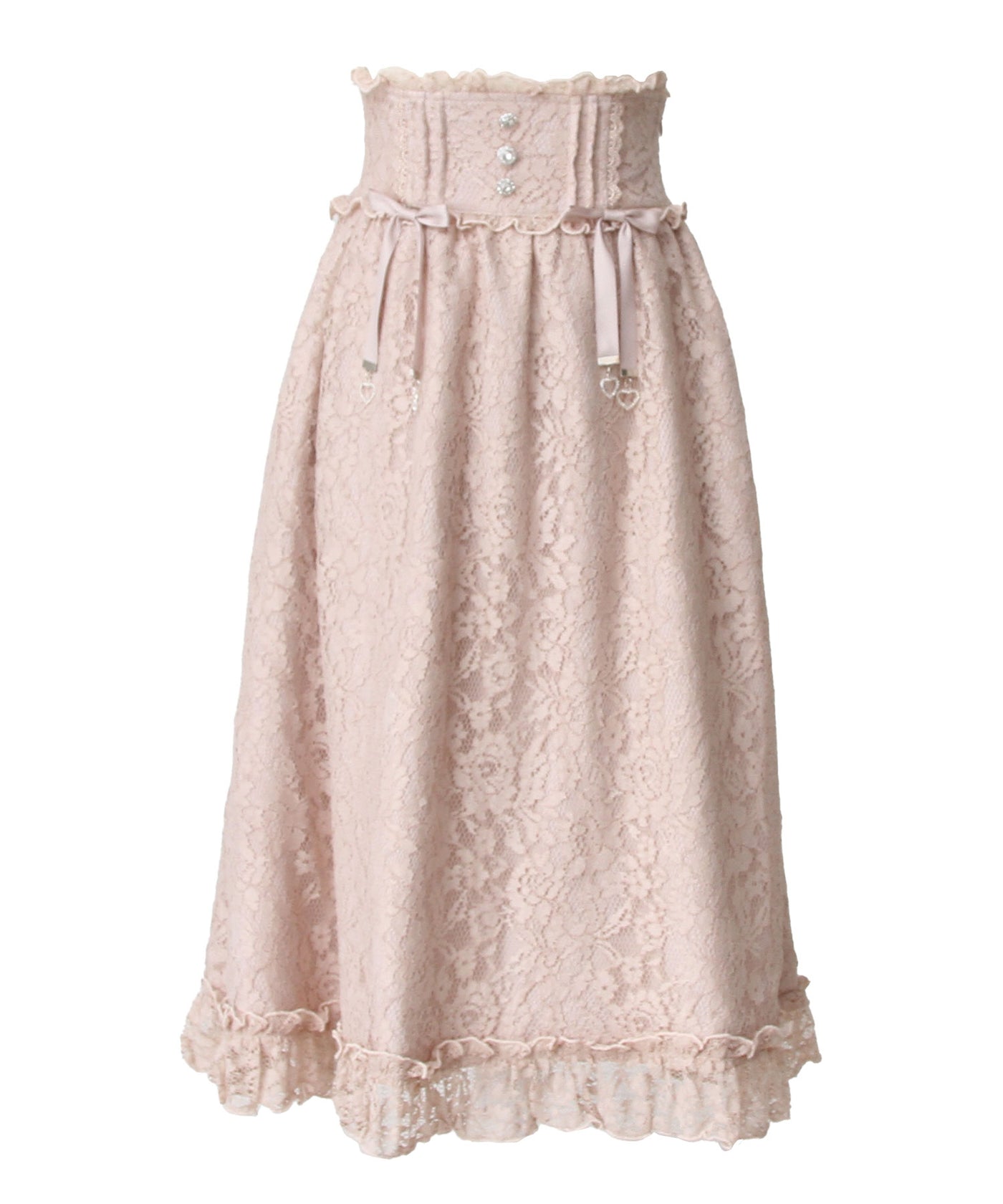 選べる丈レースフリルリボンスカート – レディースファッション通販の