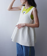 2wayペプラムベストトップス