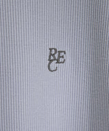 パフスリーブロゴ刺繍Tシャツ