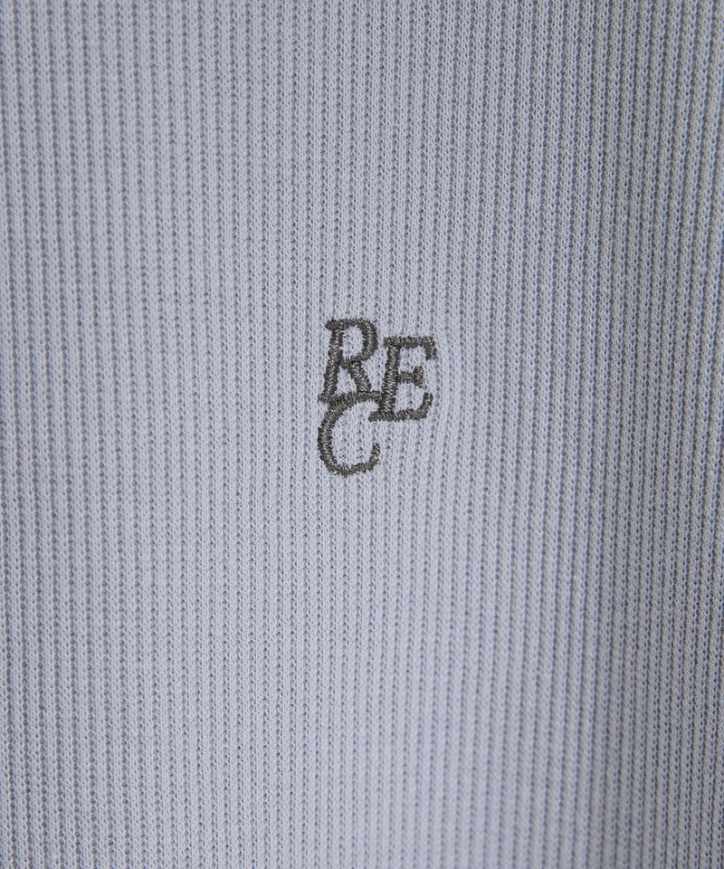 パフスリーブロゴ刺繍Tシャツ