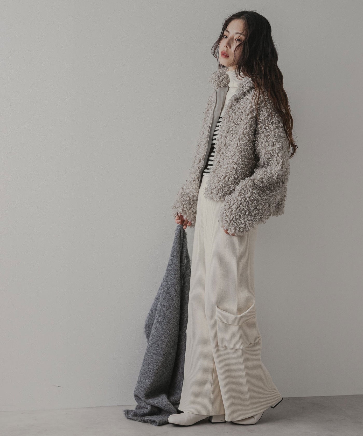 プードルファーショートーコート – レディースファッション通販の夢