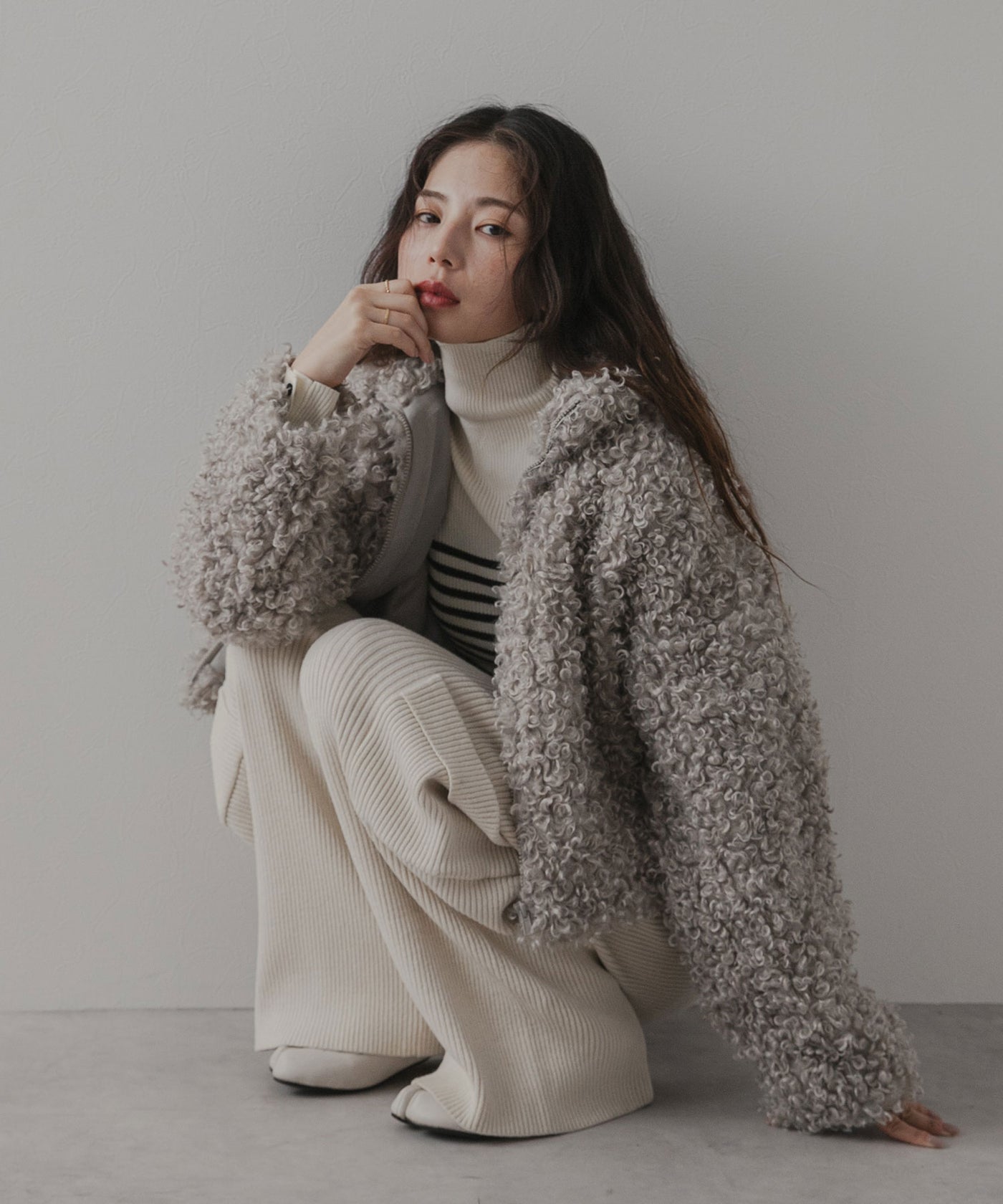 プードルファーショートーコート – レディースファッション通販の夢