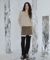 ビスチェドッキングニット