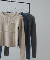 ビスチェドッキングニット