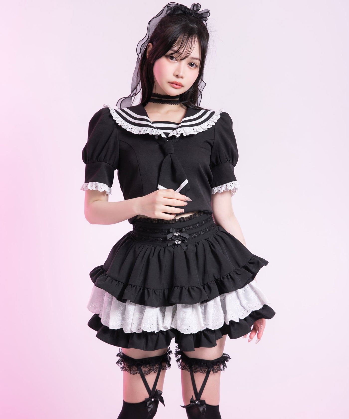 大人気♡デカリボンスカート La boutique Bonbon スカート きらきらサテンロングナロー