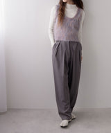 ミックスシャギーニットビスチェ