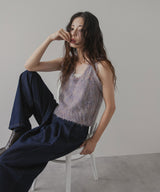 ミックスシャギーニットビスチェ