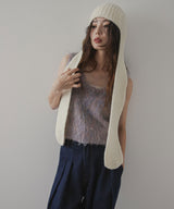 ミックスシャギーニットビスチェ