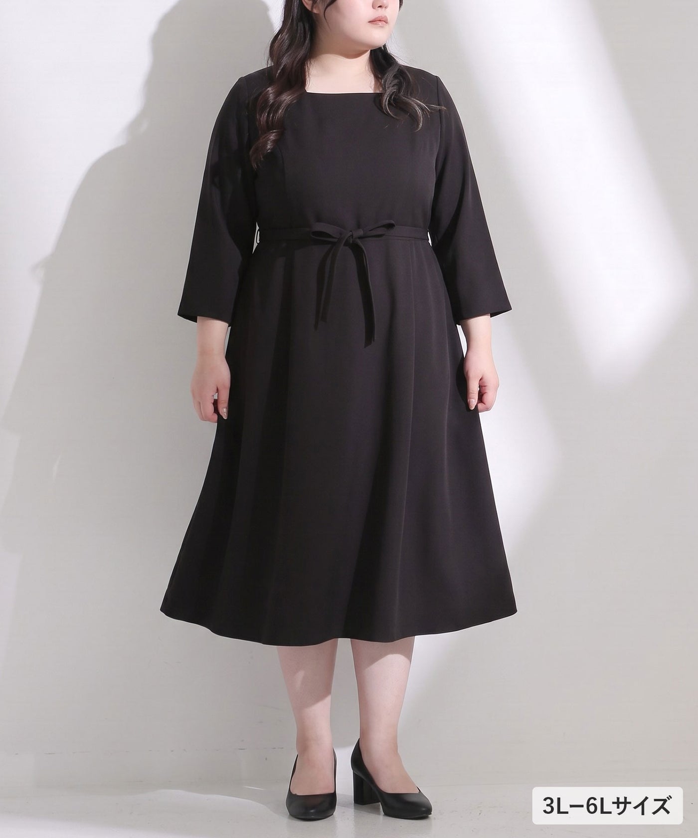 【1度着用のみ】イルグッフォ ワンピース 3ans 9/17 11時まで限定価格】【3L~6L】ベルト付きワンピース – レディース