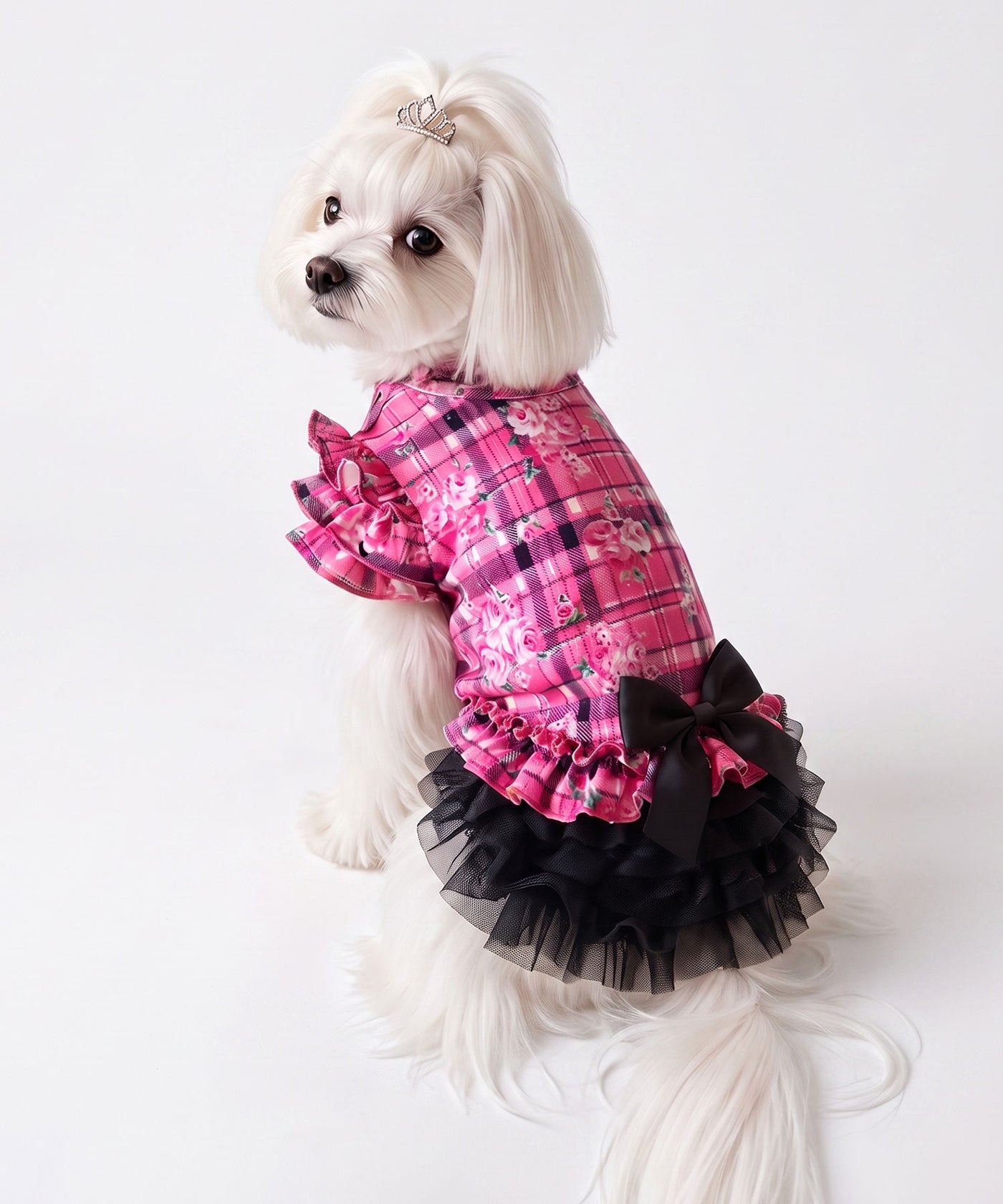 専用です！犬服 Ssize レース２段フリル浴衣 コスチューム ウェアno58 メール便】犬服レースチュールフリフリラブリースカート – レディース