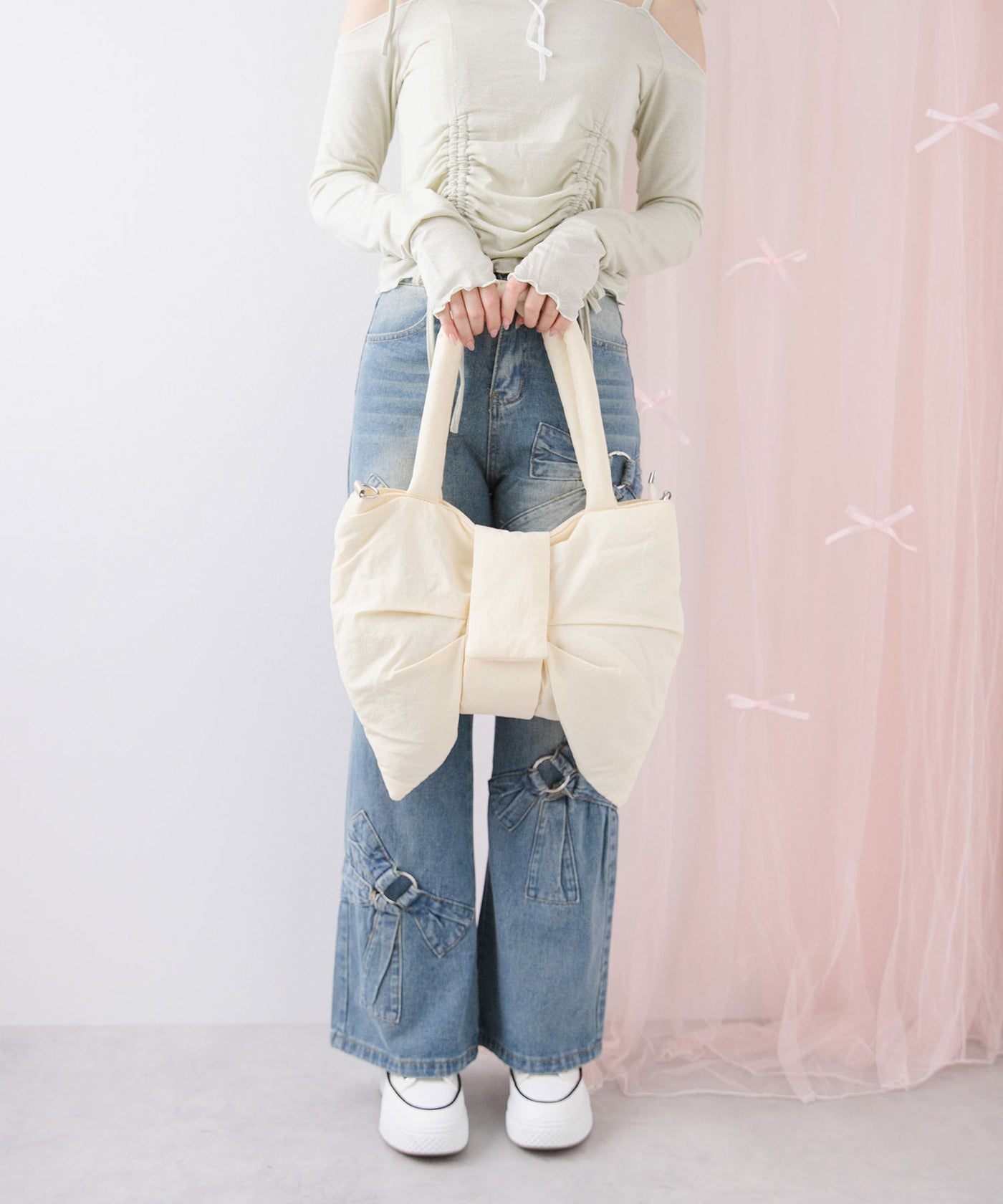 2wayリボントートバッグ – レディースファッション通販の夢展望【公式】