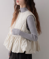 フレアキルティングベスト