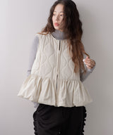 フレアキルティングベスト