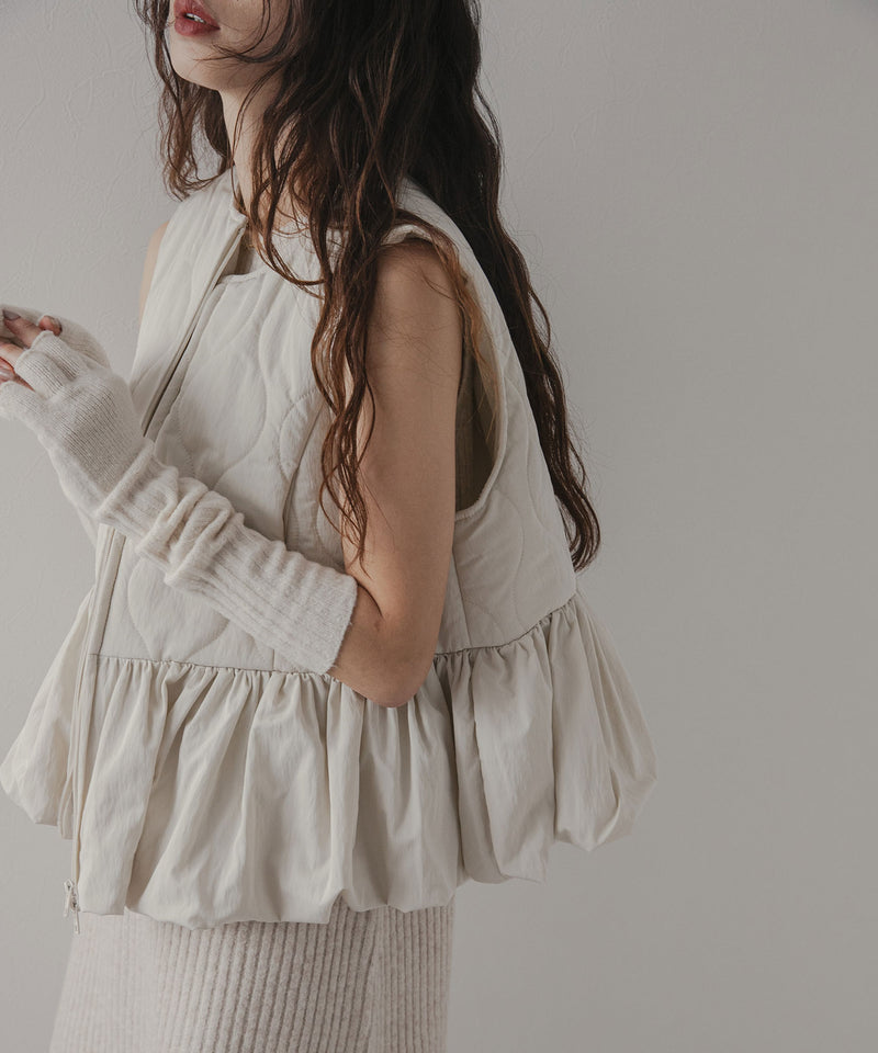 フレアキルティングベスト