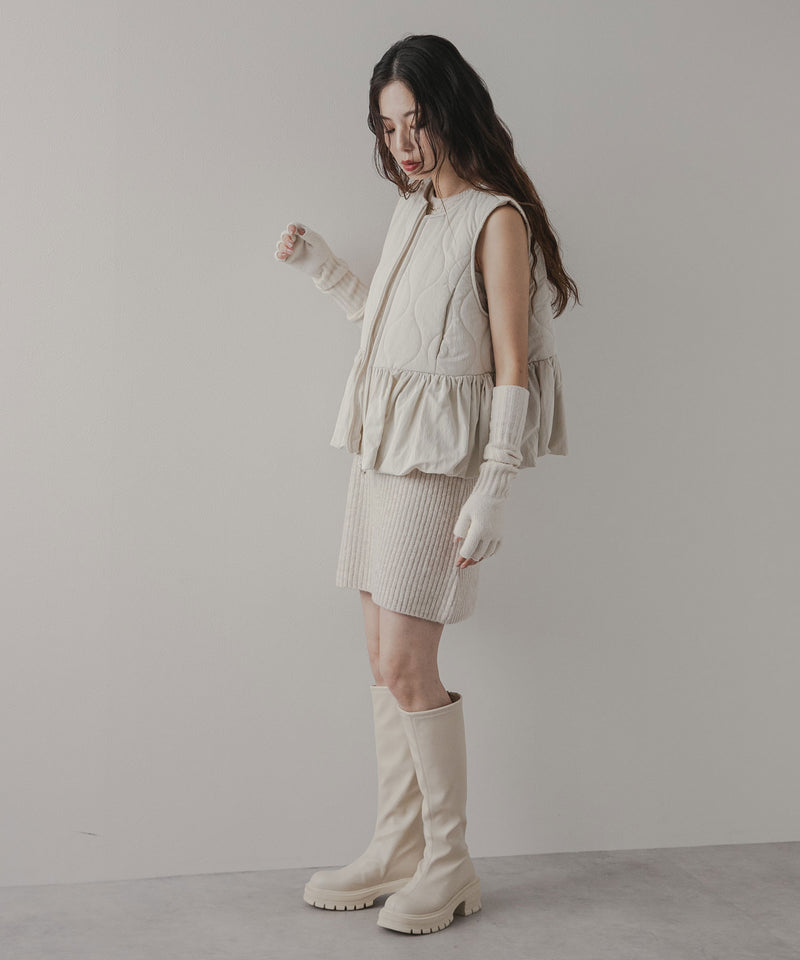 フレアキルティングベスト