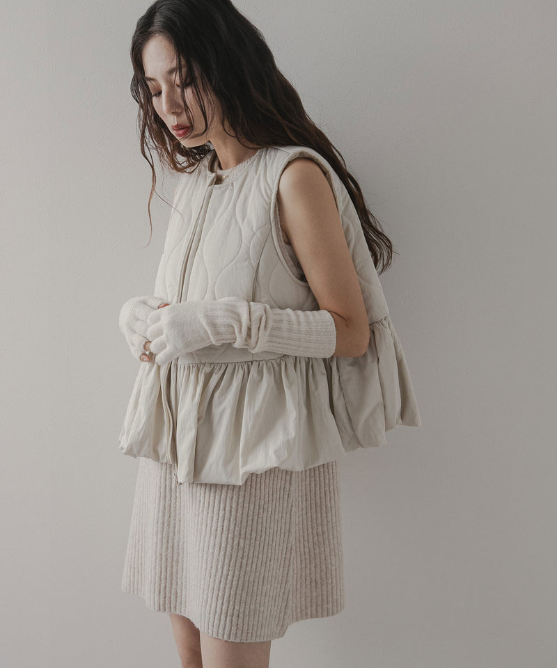 フレアキルティングベスト