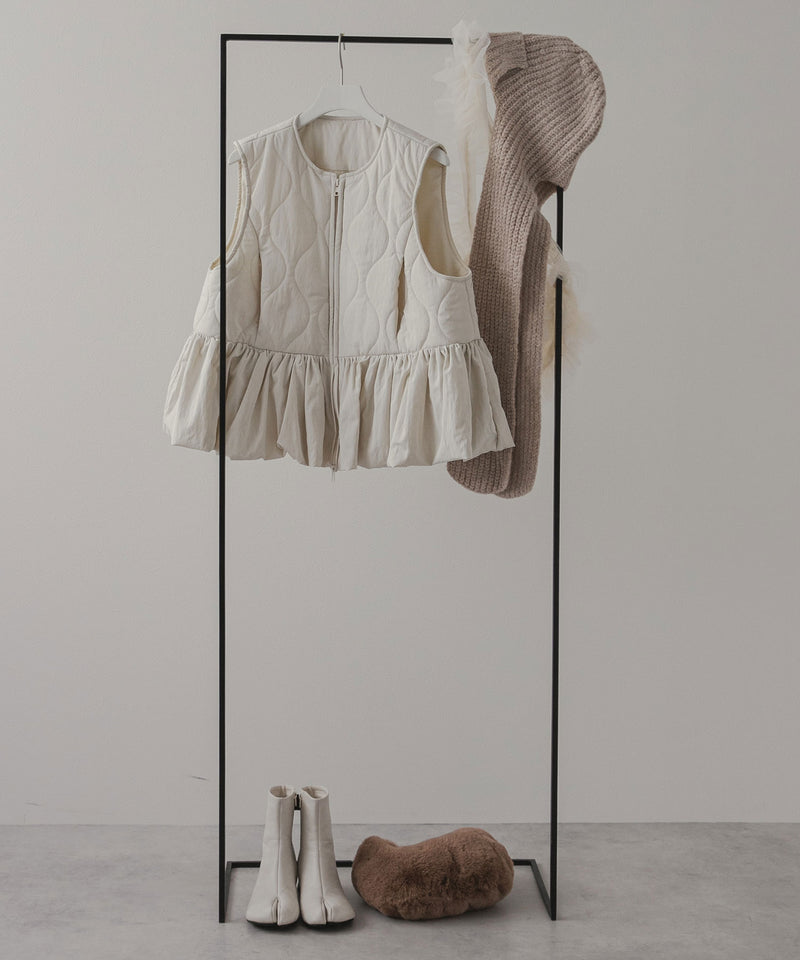 フレアキルティングベスト