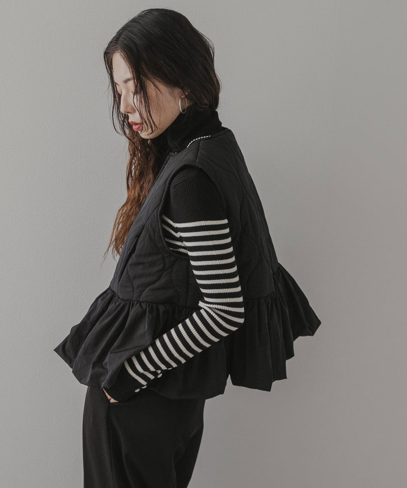 フレアキルティングベスト