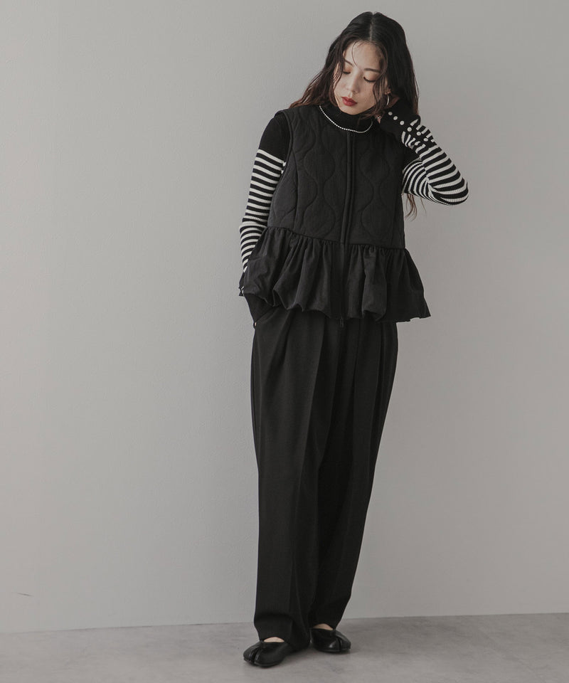 フレアキルティングベスト