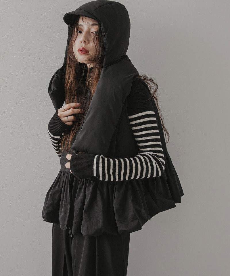 フレアキルティングベスト