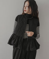 フレアキルティングベスト