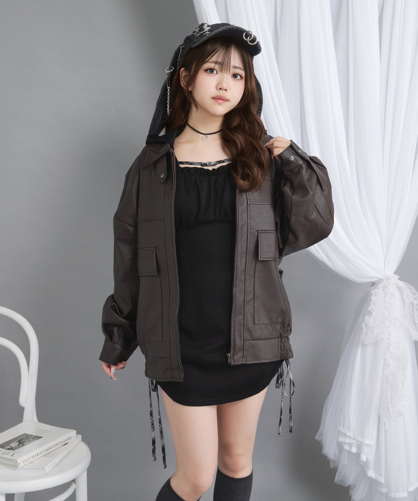 archivio ブルゾン CIASENSE ブルゾン アウター High neck zip-up short blouson
