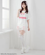 【ご好評につき完売しました】【海外発送不可】【サンリオ×DML】リボンレースビッグTシャツ