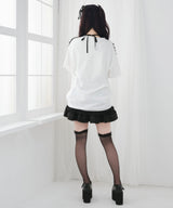 【ご好評につき完売しました】【海外発送不可】【サンリオ×DML】リボンレースビッグTシャツ