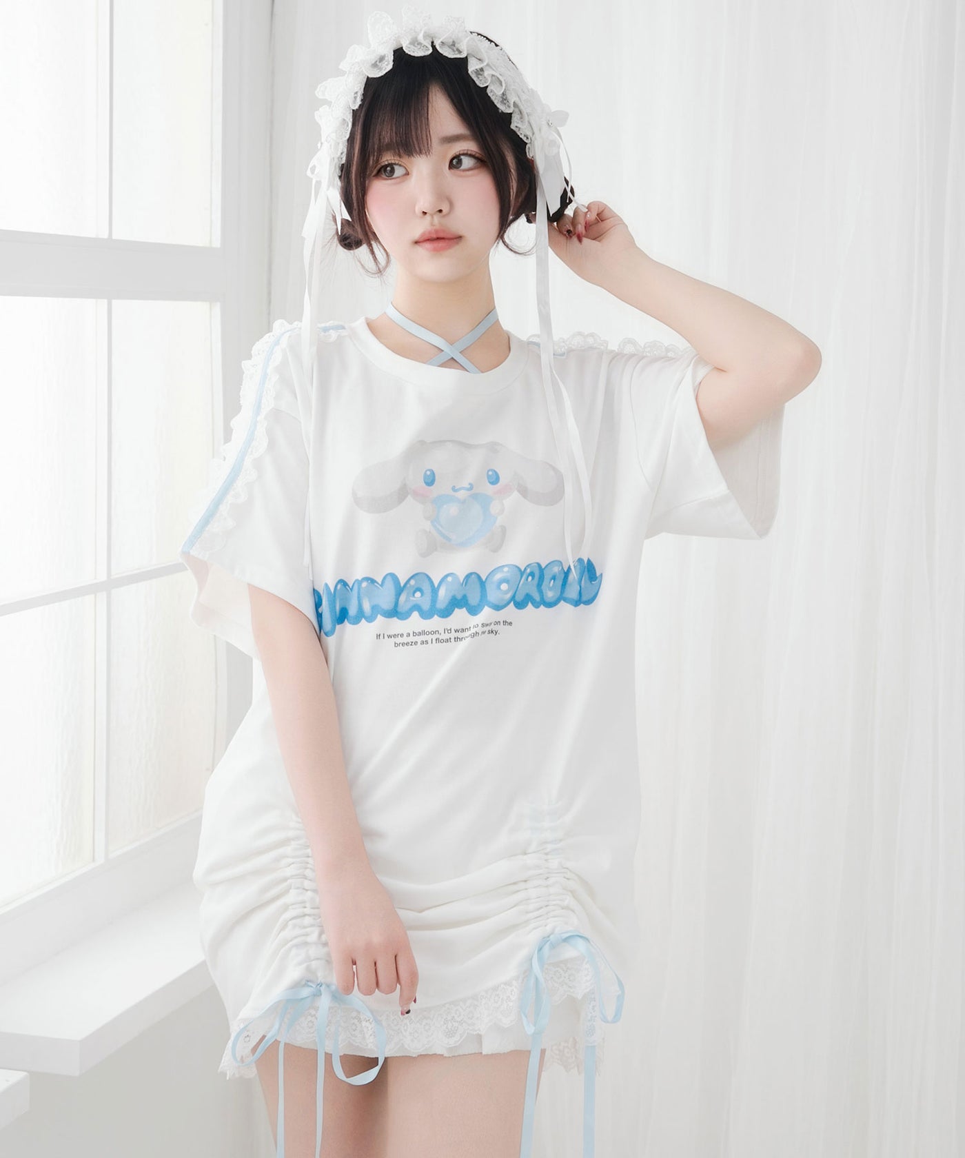●High School Disco● レースリボン Tシャツ (2色) クロスリボンTシャツ – WEGO ONLINE STORE